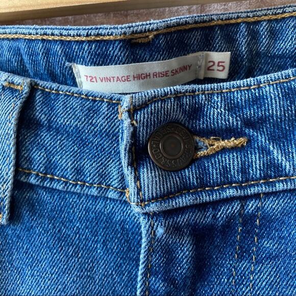 Vintage 721 Orange Tab High Rise Levi’s - Picture 8 of 10